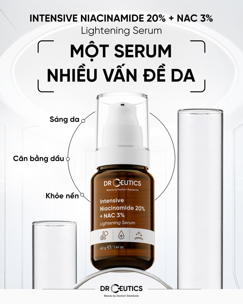 Intensive Niacinamide 20% + NAC 3% Lightening Serum 40g