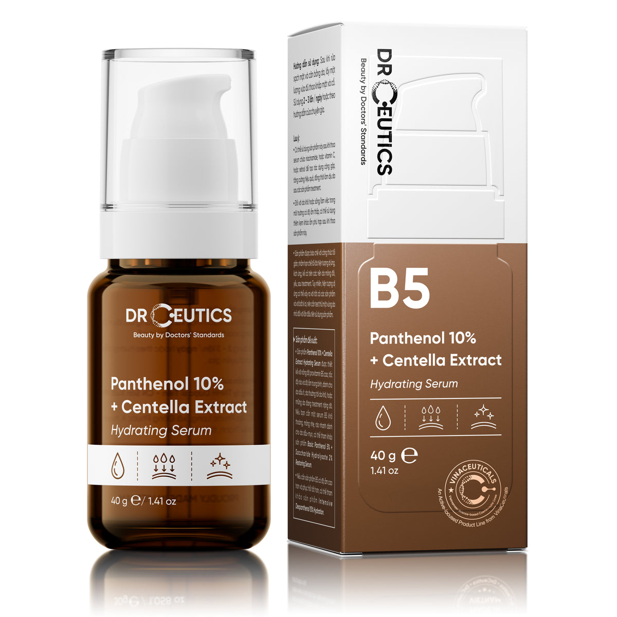 Panthenol 10% + Centella Extract Hydrating Serum 40g