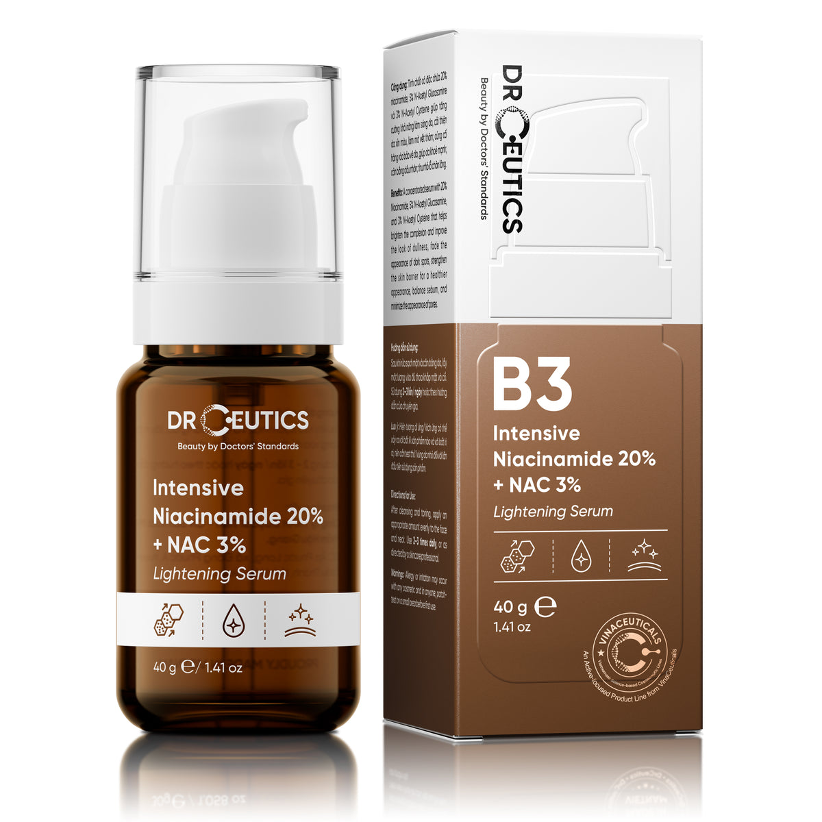 Intensive Niacinamide 20% + NAC 3% Lightening Serum 40g