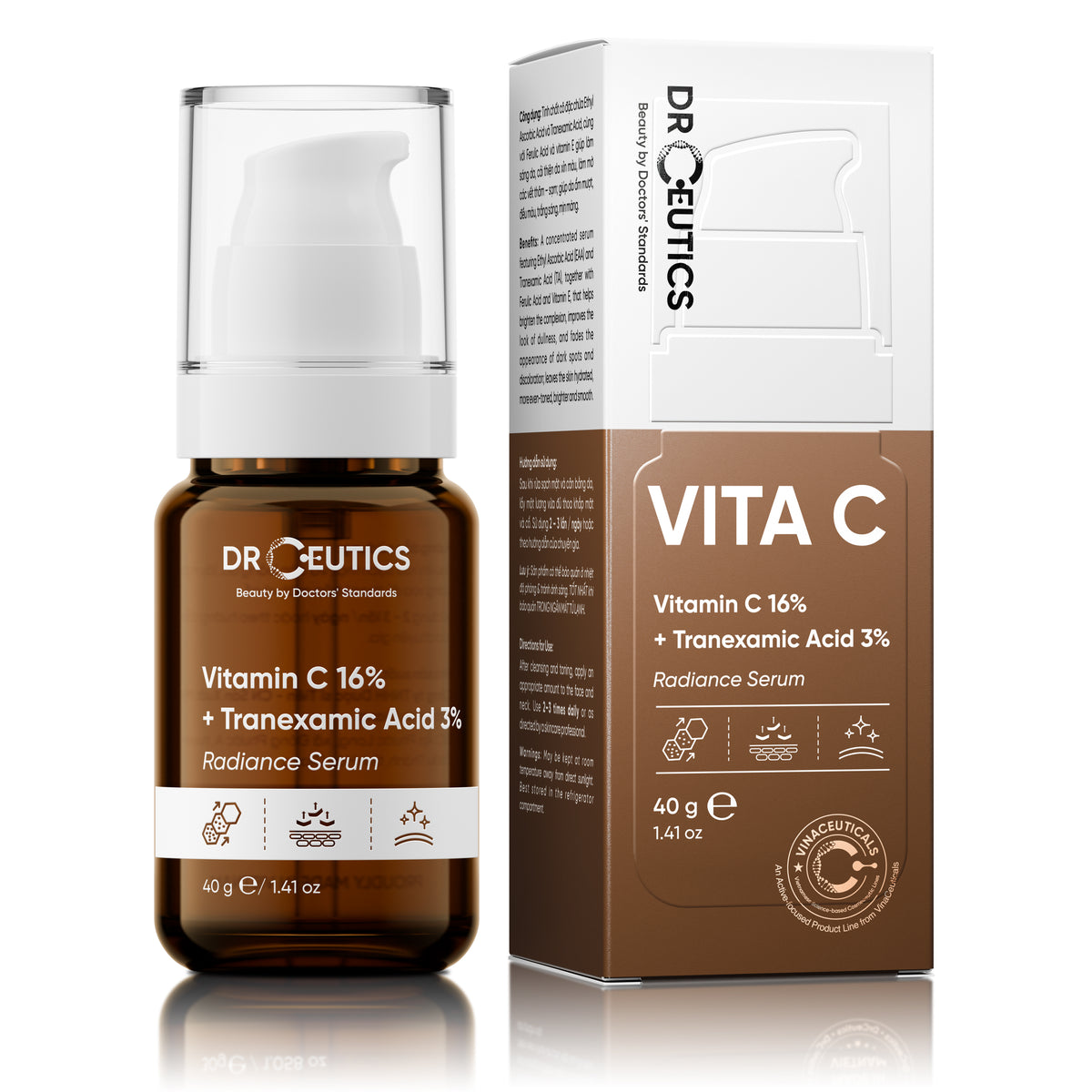 Vitamin C 16% + Tranexamic Acid 3% Radiance Serum 40g